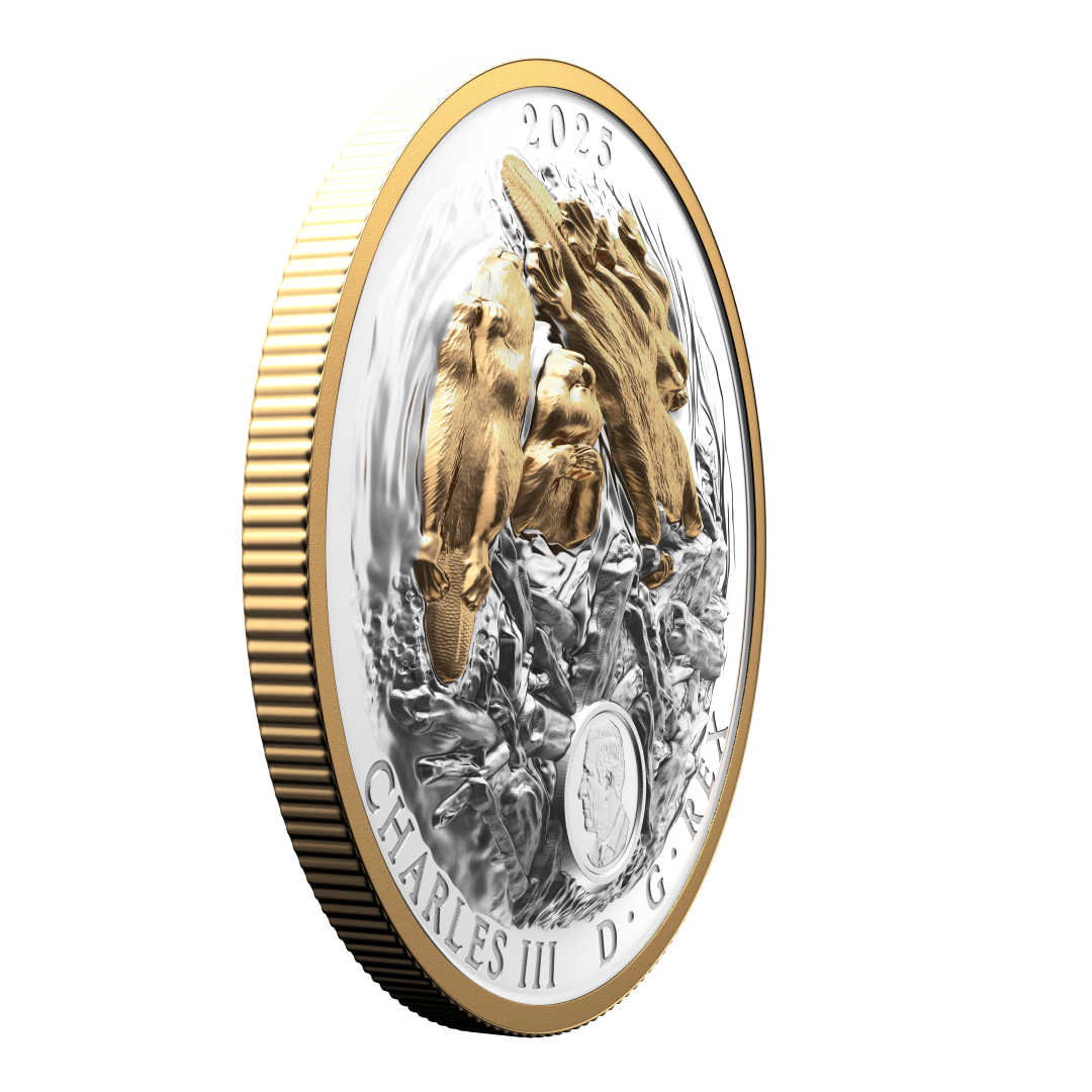 2025 $50 50mm 9999Ag - Beaver (Double EHR)