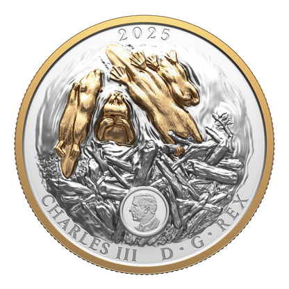 2025 $50 50mm 9999Ag - Beaver (Double EHR) (250902)