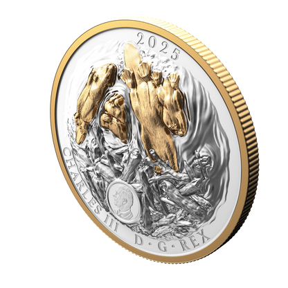 2025 $50 50mm 9999Ag - Beaver (Double EHR)