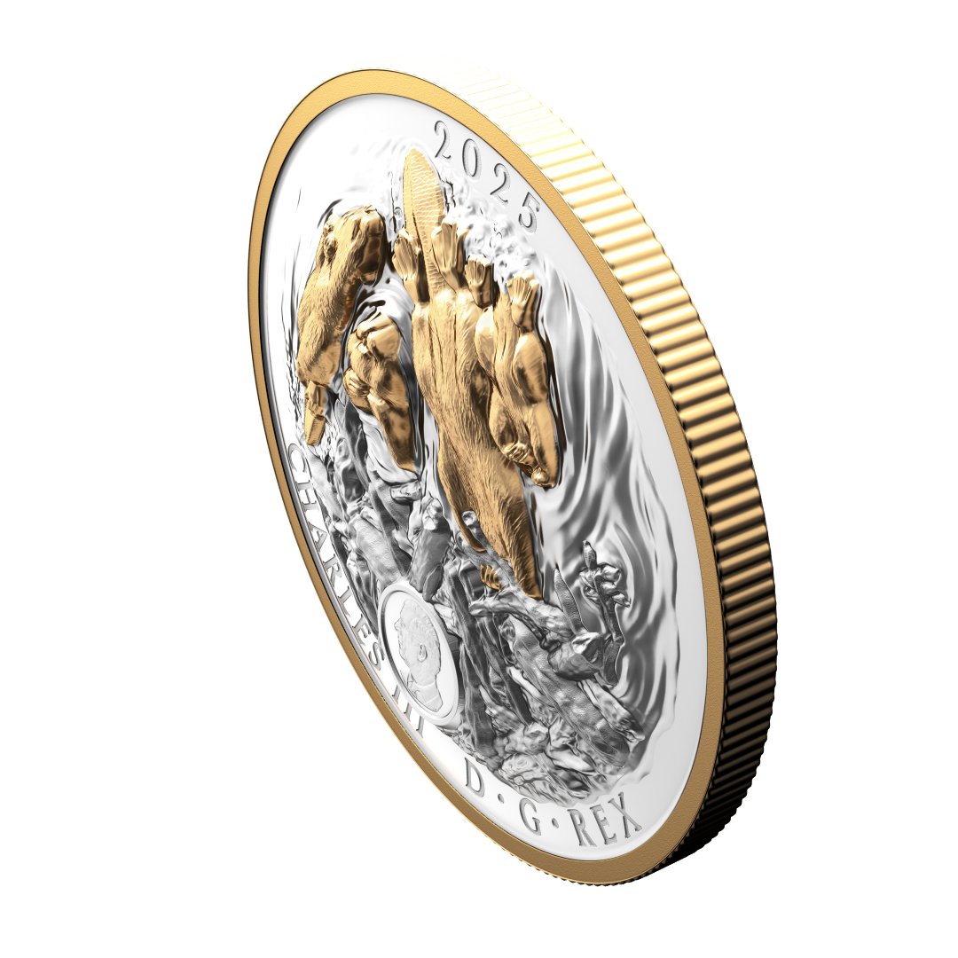 2025 $50 50mm 9999Ag - Beaver (Double EHR)