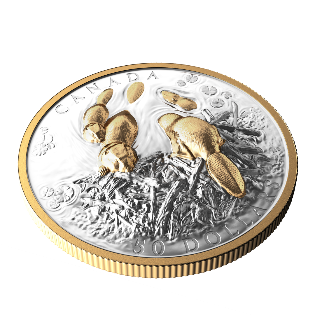 2025 $50 50mm 9999Ag - Beaver (Double EHR) (250902)