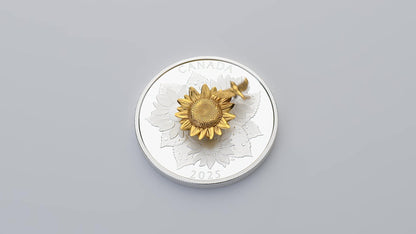 The Goldfinch and the Bloom – 5 oz. Pure Silver Coin