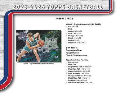 Mega Box de basketball Topps 2025-26