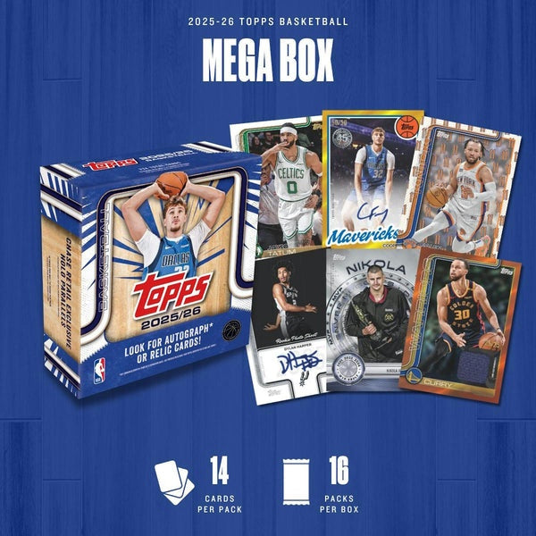 Mega Box de basketball Topps 2025-26