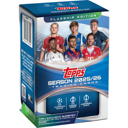2025-26 Topps UEFA Club Competitions Soccer Blaster Value Box