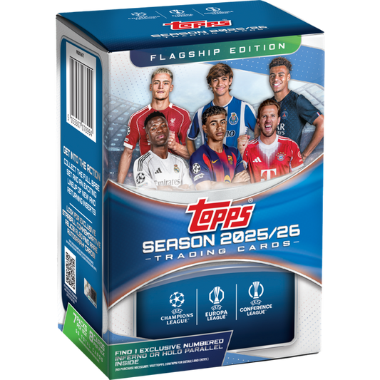 2025-26 Topps UEFA Club Competitions Soccer Blaster Value Box