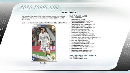 2025-26 Topps UEFA Club Competitions Soccer Blaster Value Box