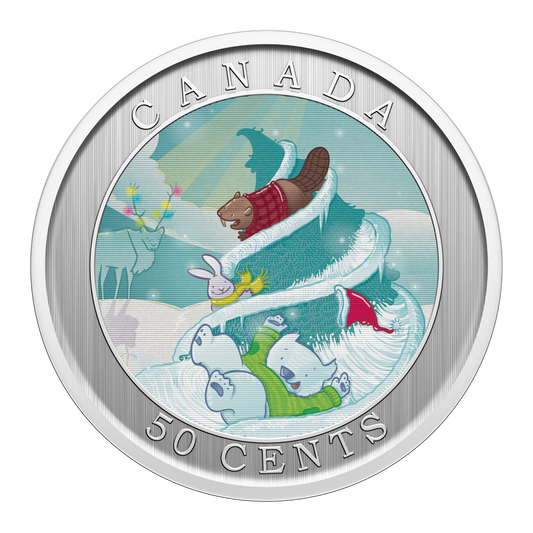 2025 50-Cent 35mm NPS Lenticular - Whimsical Holiday Tree (251699)