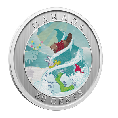 2025 50-Cent 35mm NPS Lenticular - Whimsical Holiday Tree (251699)