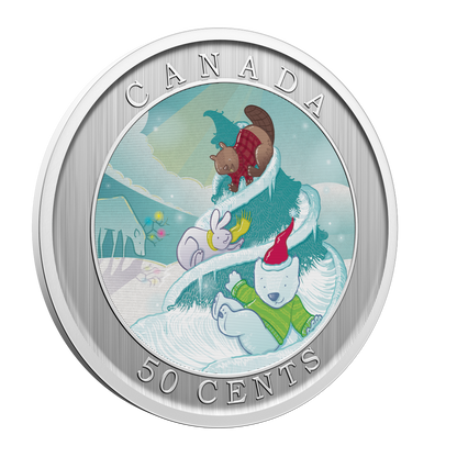 2025 50-Cent 35mm NPS Lenticular - Whimsical Holiday Tree (251699)