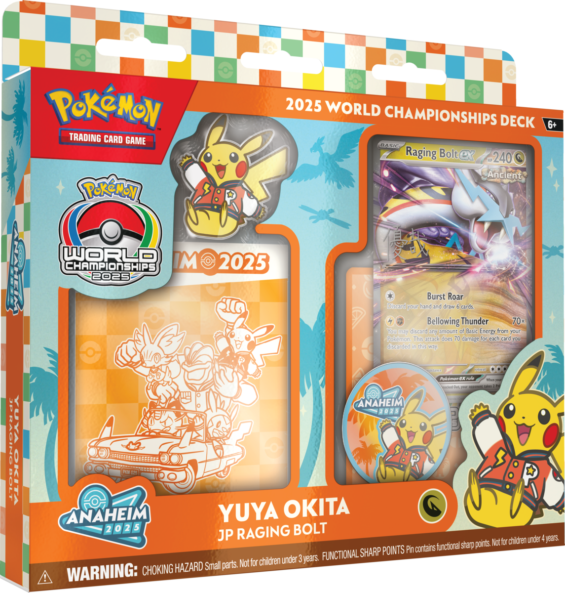 Pokemon TCG 2025 World Championship JP Raging Bolt Deck