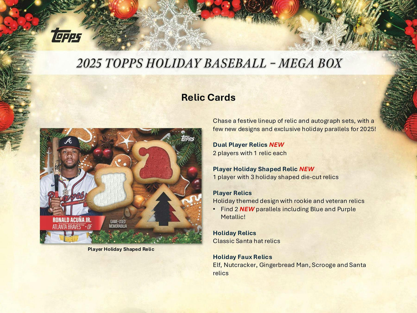 Topps Holiday Baseball Mega Box 2025