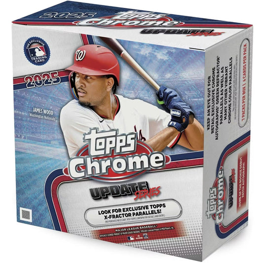 2025 Topps Chrome Update Series Baseball Mega Box