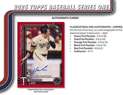 2025 Topps Baseball Series One Fat Pack