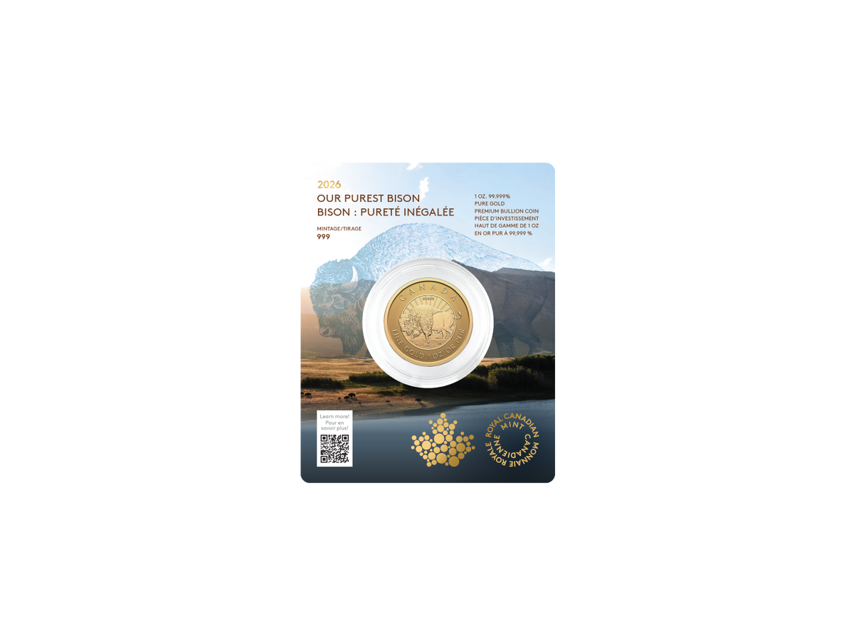 2026 $200 1 oz. 99999Au - Our Purest Bison  (Premium Bullion)(253060)
