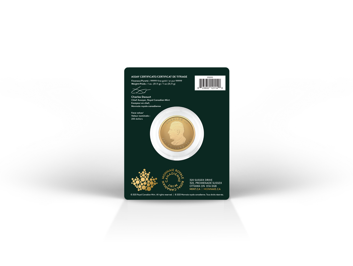 2026 $200 1 oz. 99999Au - Our Purest Maple Leaf (Premium Bullion)(252090)