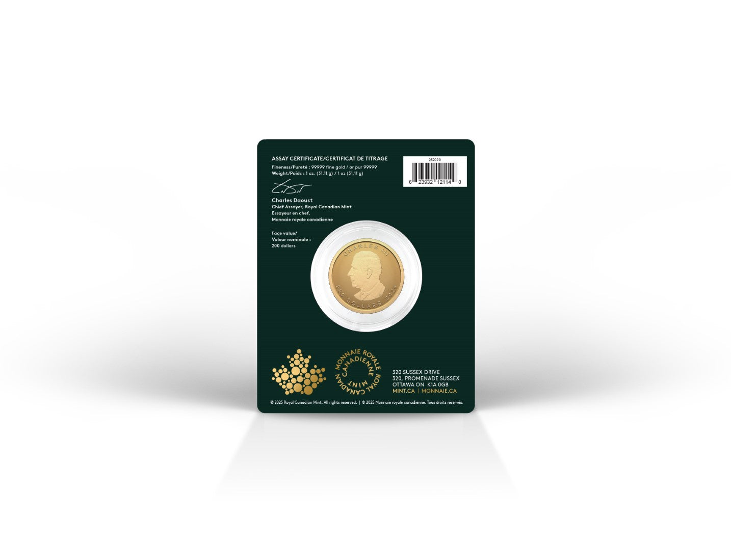 2026 $200 1 oz. 99999Au - Our Purest Maple Leaf (Premium Bullion)
