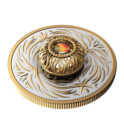 2026 Pure Silver Coin 20$ Dancing Ammolite - Elements of Nature - Fire (252906)