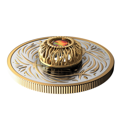 2026 Pure Silver Coin 20$ Dancing Ammolite - Elements of Nature - Fire (252906)