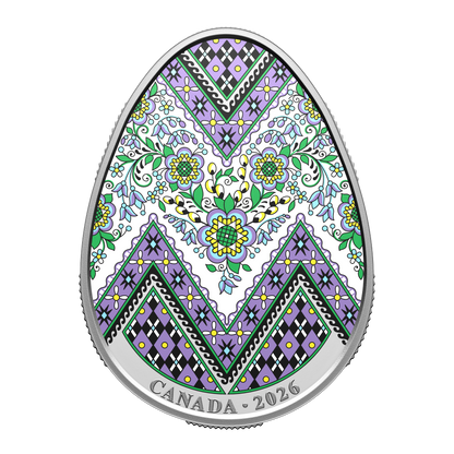 2026 $20 1oz Fine Silver Pysanka (252052)