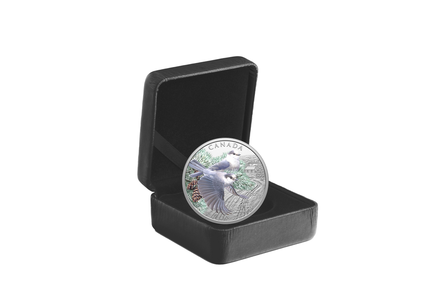 $20 1 oz Fine Silver Coin Colourful Birds: Canada Jays 2026 (253808)