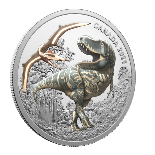 $20 1 oz Fine Silver Coin T. Rex 2026 (252029)