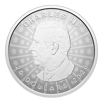 $20 1 oz Fine Silver Coin Ultra-High Relief SML 2026 (254375)