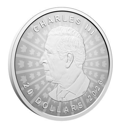 $20 1 oz Fine Silver Coin Ultra-High Relief SML 2026 (254375)