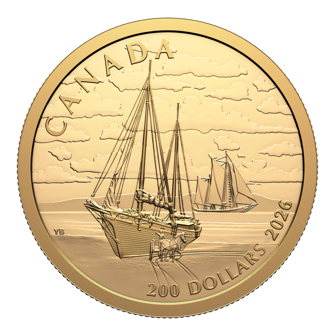 2026 $200 Pure Gold Coin Tall Ships - Ketch Rig (253458)