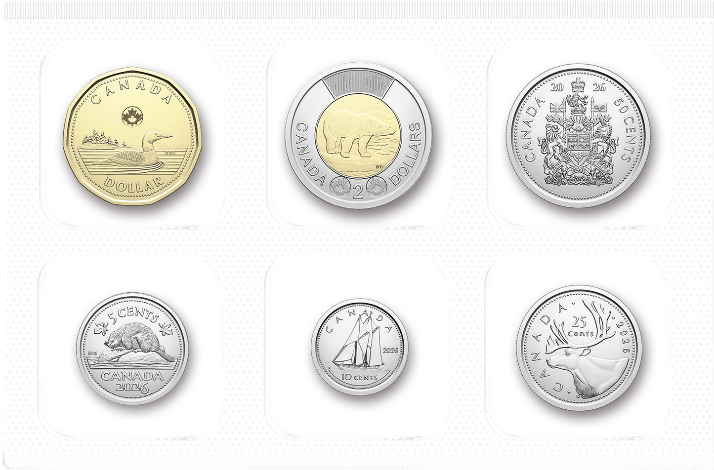 2026 Collector’s Edition Non-Circulation Coin  Set: 50th Anniversary of the Royal Canadian  Mint - WPG