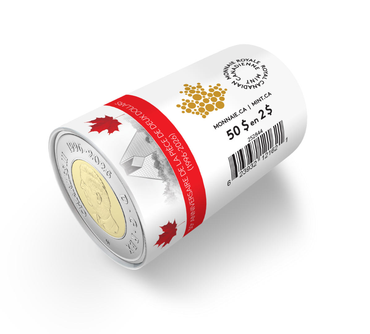 2026 Collector’s Edition Non-Circulation $2 Special Wrap Roll: 30th Anniversary of the Toonie