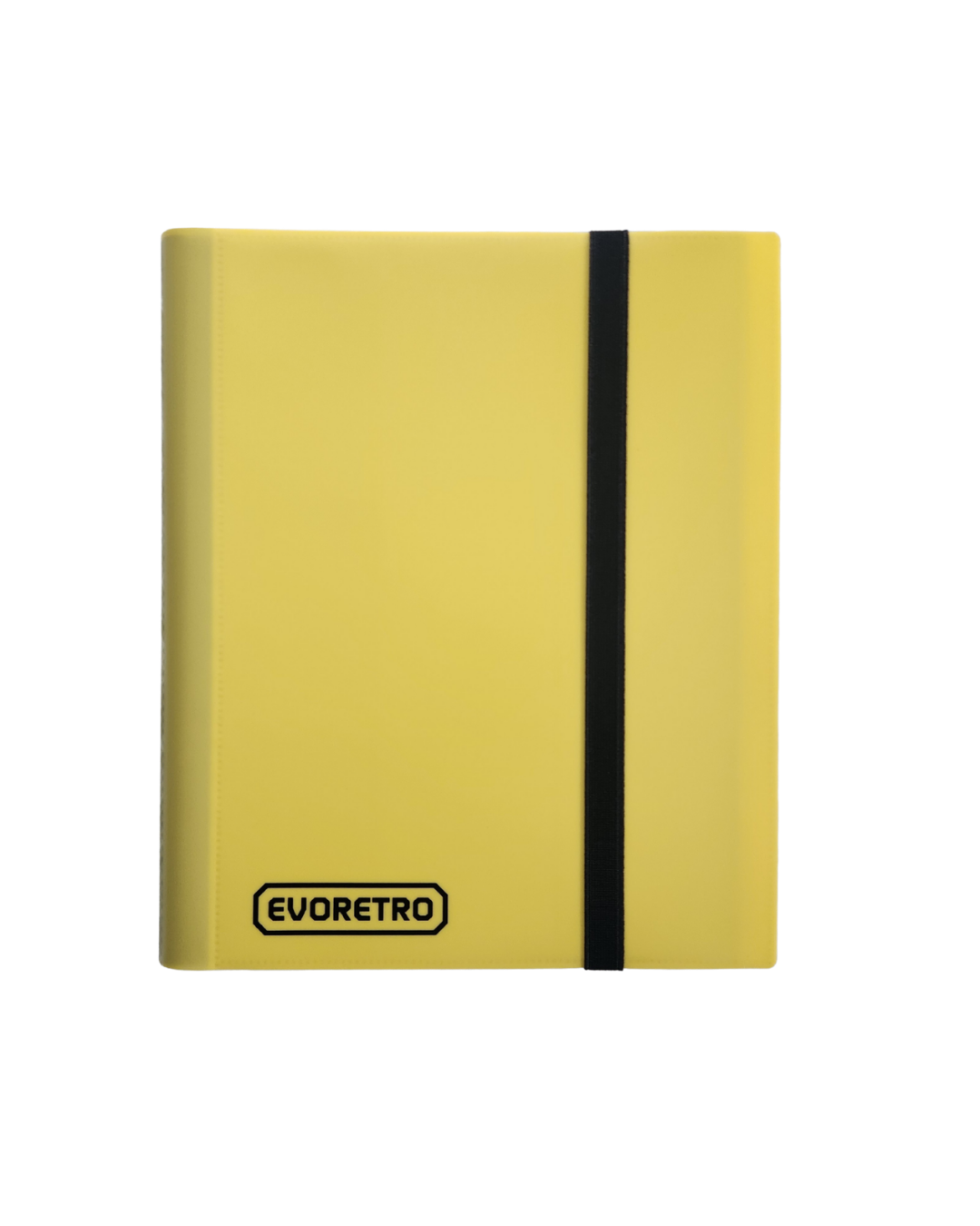 EVORETRO 9 Pocket Card Flex Portfolio 360 Card Collector Folio Binder - Yellow