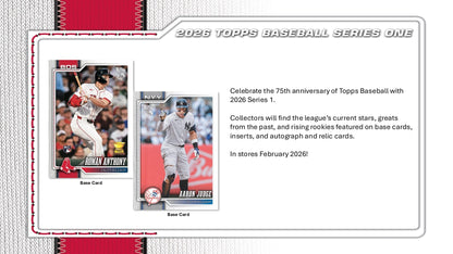 2026 Topps Series 1 Baseball Value Box
