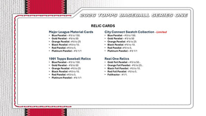 2026 Topps Series 1 Baseball Value Box