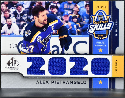 2020-21 SP Game Used All-Star Skills Relic Blends Pietrangelo /150 Jersey 1892
