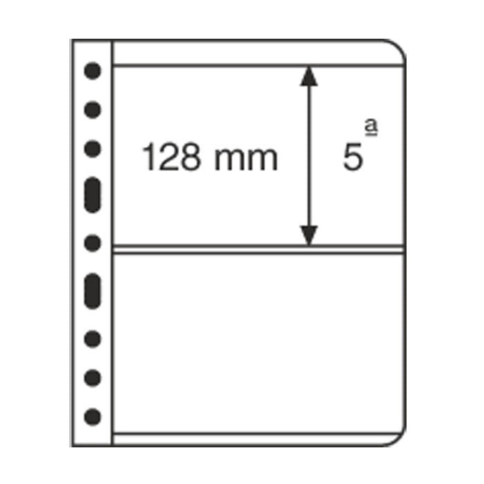 Plastic Sheets Vario 2C 2-Way Division Clear Film