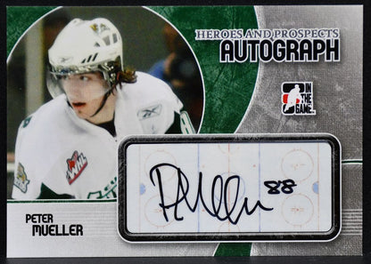 2007-08 In The Game Heroes and Prospects Auto Peter Mueller A-PMU Auto 7464