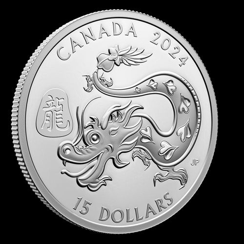 Lunar Year of the Dragon - 1 oz. Pure Silver Coin (208194)
