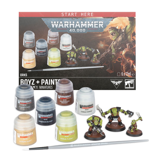 Orks Boyz + Paints (PRE ORDER) (RELEASE JULY 25)