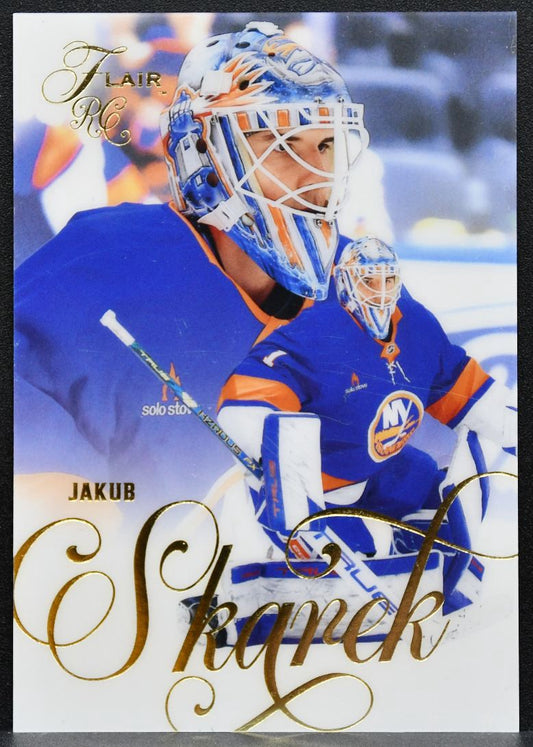 2025-26 Flair Rookie Jakub Skarek 166 New York Islanders RC 3745
