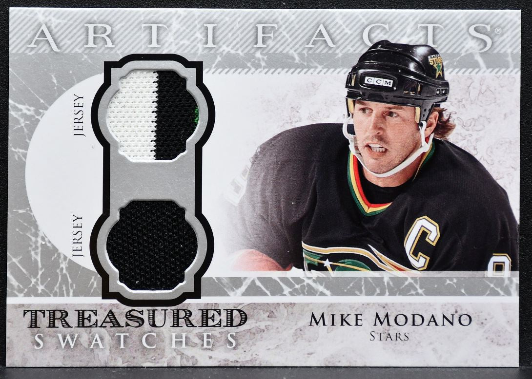 2012-13 UD Artifacts Treasured Swatches Jerseys Mike Modano Stars Jersey 9686