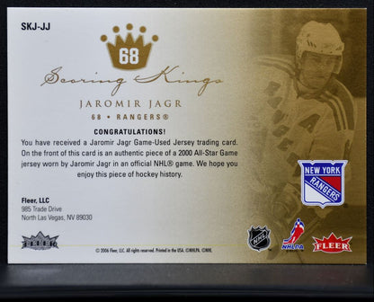 2006-07 Fleer Ultra Scoring Kings Jaromir Jagr 68 Jersey 8601