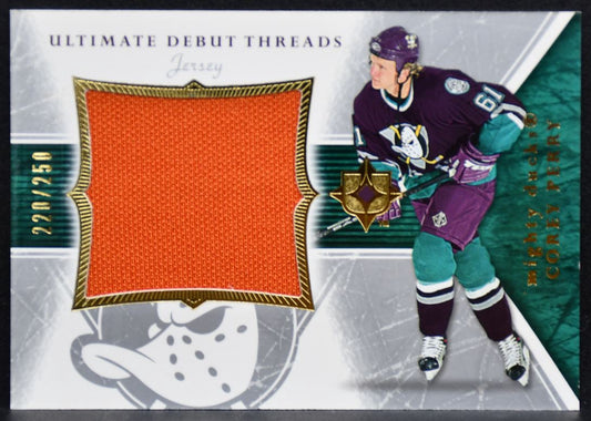 2005-06 UD Ultimate Collection Debut Threads Perry Ducks RC 220/250 Jersey 3688