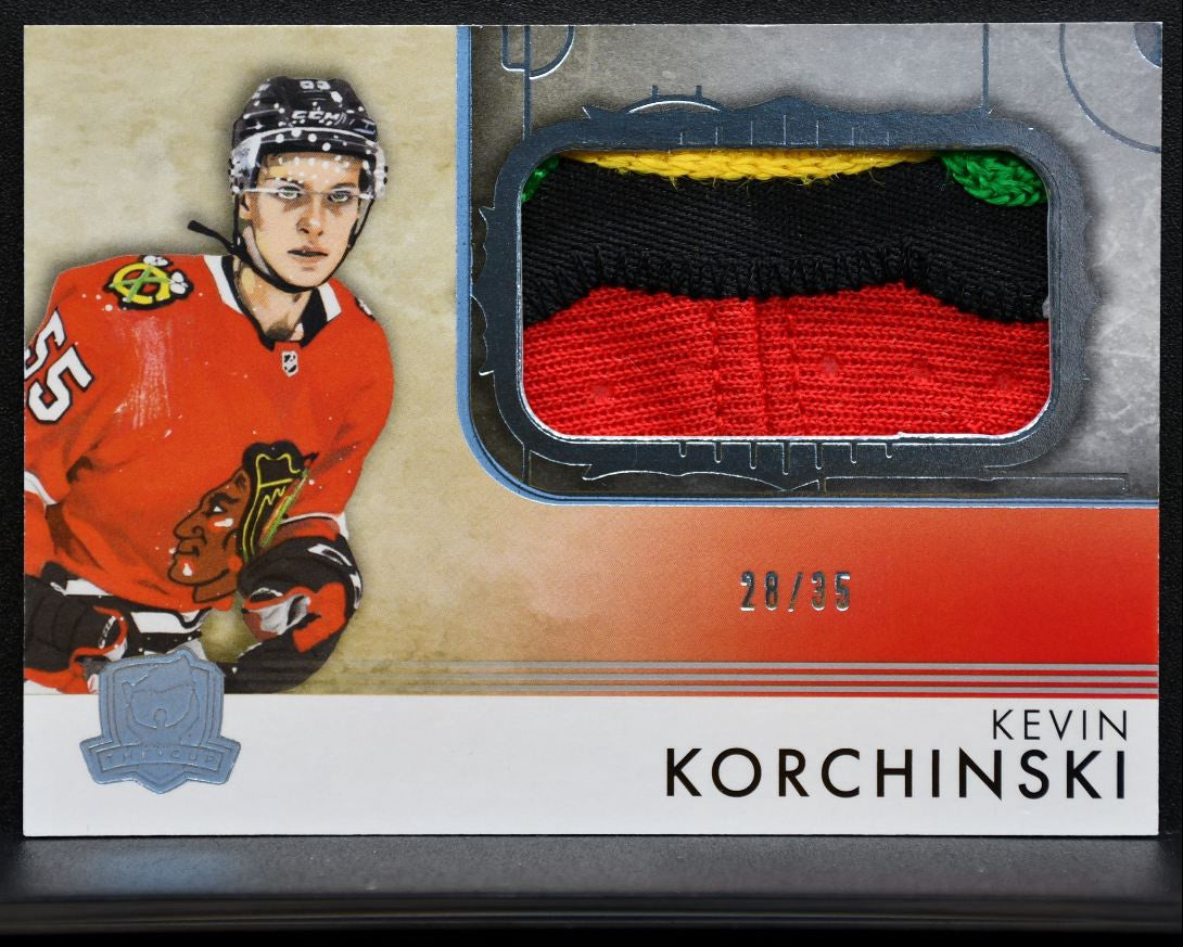 2023-24 UD The Cup Rookie Rink Gallery Patch Korchinski 28/35 Patch 0788