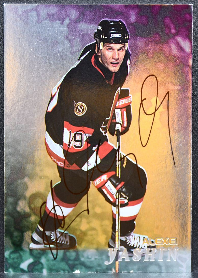 1998-99 Be a Player Autographs Alexei Yashin 246 Ottawa Senators Auto 8874