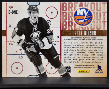 2013-14 Panini Playbook Breakout Rookie Jersey Nelson RC 026/199 Jersey 6491