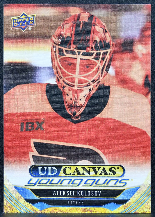 2024-25 Upper Deck Series 2 UD Canvas Young Guns Aleksei Kolosov C222 RC 6728
