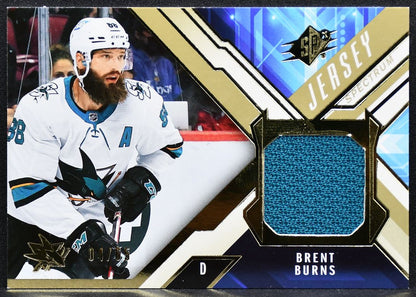 2022-23 SPx Jersey Spectrum Brent Burns J-BB San Jose Sharks Jersey 9392