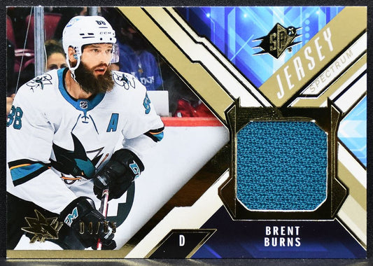 2022-23 SPx Jersey Spectrum Brent Burns J-BB San Jose Sharks Jersey 9392