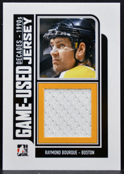 2013-14 In The Game Decades 1990s Used Jerseys Ray Bourque Bruins Jersey 8512